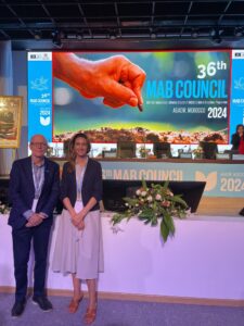 Cliff McCreedy and Kelly Cerialo at MAB ICC in Agadir, Morocco. Credit: Barbara Engels.